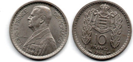 MA 24300 / Monaco 10 Francs 1946 TTB+ - 1960-2001 Francos Nuevos