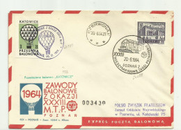 Poland 1964 - Balloon Post - Ballons
