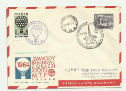 Poland 1964 - Balloon Post - Ballons