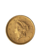 États-Unis- 1 Dollar Or 1852 Philadelphie - 1$, 3$, 4$