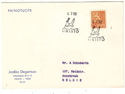 Finlande - Carte Postale De 1960 - Oblit Airisto - Oiseaux - - Covers & Documents