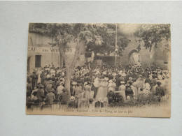 CARTOLINA: CUCURON (VAUCLUSE) PORTE DE L'ETANG, UN JOUR DE FETE (MOVIMENTATA) - NON VIAGGIATA - F/G - F/P - LEGGI - Colecciones Y Lotes