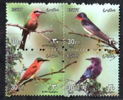 Egypt 2002 Birds Block Of 4V MNH - Ongebruikt