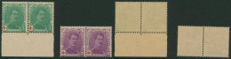 Croix-rouge - N°129 Et 131 En Paire** MNH (Type I + Type II) + Curiosité Sur Type II N°129 : Tache Blanche Entre E Et L - 1914-1915 Red Cross