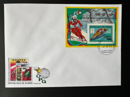 Guinée Guinea 2009 FDC Mi. Bl. 1726 Surchargé Overprint Winter Olympic Calgary 1988 Vancouver 2010 Jeux Olympiques Ski - Hiver 2010: Vancouver