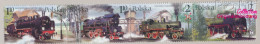 Polen 3997-4000 Viererstreifen (kompl.Ausg.) Postfrisch 2002 Dampfloks (10162002 - Nuovi