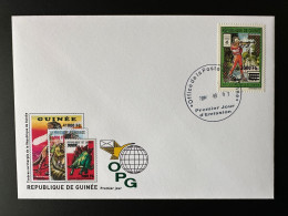 Guinée Guinea 2009 FDC Mi. 6763 Surch Overprint Winter Olympic Games Lillehammer 1994 Vancouver 2010 Jeux Olympiques Ski - Inverno1994: Lillehammer