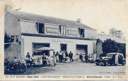 BELGIQUE -1939 -  AU PETIT MAYEUR -CHEZ FELIX - CAFE- RESTAURANT PENSION DE FAMILLE - SIVRY- TOUVENT  - VOITURE TRACTION - Sivry-Rance