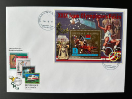 Guinée Guinea 2008 FDC Mi. Bl. 1641 Gold Surch Overprint Olympic Games Barcelona 1992 Beijing Pekin Jeux Olympiques 2008 - Ete 2008: Pékin