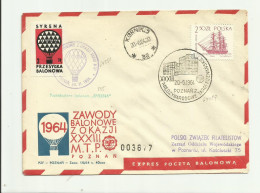 Poland 1964 - Balloon Post - Globos