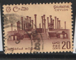 Ceylon 1964  SG  489  70c  Ruins  Fine Used - Gebruikt