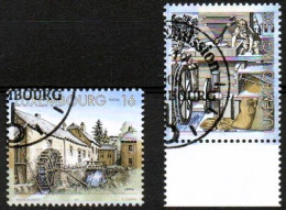 Luxembourg, Luxemburg, 1997, MI 1429 - 1430, YT 1397 - 1380, WASSERMÜHLEN,  GESTEMPELT,  OBLITERE - Gebraucht