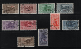 GREECE 1932 DODECANESE GARIBALDI ISSUE SIMI OVERPRINT COMPLETE SET USED STAMPS   HELLAS No 108XIII - 117XIII AND VALUE - Dodécanèse