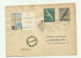 Poland 1962 - Glider Mail - Planeurs