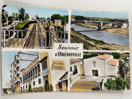 CPSM  - AFRIQUE - ALGERIE - ORLEANSVILLE - Souvenir D' Orleansville - Multivues - Chlef (Orléansville)