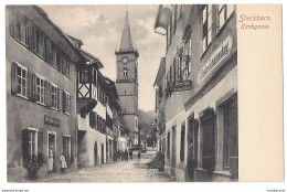 STECKBORN: Schuhhandlung Beister Und Bäckerei Animiert ~1910 - Steckborn