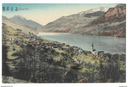 QUARTEN: Colorierte Dorfansicht ~1910 - Quarten