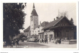BREMGARTEN: Bahnhof Mit Strassenbahn, Animiert ~1925 - Bremgarten