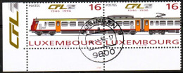 Luxembourg, Luxemburg, 1996, MI 1386 - 1387,  50 JAHRE EISENBAHN,  GESTEMPELT,  Oblitéré - Used Stamps