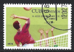 Cuba 1974. Scott #1870 (U) Volleyball, Central American And Caribbean Games - Gebraucht