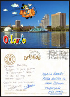 US ORLANDO Eola Lake MICKEY MOUSE Stamp #39405 - Orlando