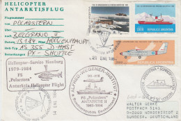 Argentina Heli Flight From Polarstern To Belgrano II 13.1.1984 (ET164A) - Poolvluchten