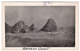 Oregon Coast 1952. Private Taken Postcards From A Trip In US And Canada With Written Diary Entries, 2 Scans. - Altri & Non Classificati