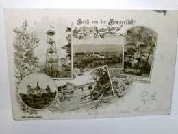 Gempenfluh. Gruss Von Der.., Alte Ansichtskarte / Lithographie / Wohl Vorläufer ? S/w, Gel. 1898. 5 Ansichten - Gempen