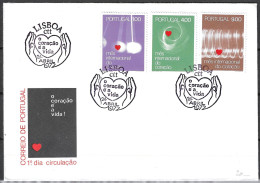 Portugal - FDC - O Coracao E A Vida! 24TH APRIL 1972 FDC "THE HEART IS LIFE" - Lettres & Documents