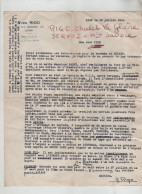 Rigo Chalet La Glière Servoz Lyon 1946 Instructions Terrain Hockey Parc Tête D'Or Régny Ebely Charnaud ... - Unclassified