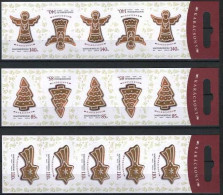 Hungary Ungarn Hongrie 2013 Christmas And New Year Christmas Gingerbread Set Of 3 Booklets Mint - Ungebraucht