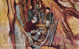 Machine Drill Mining Rocky Mountains Colorado 1910c Postcard - Rocky Mountains