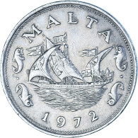 Monnaie, Malte, 10 Cents, 1972 - Malte