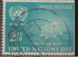 USED STAMP FROM 1954 INDIA ON  UNITED NATIONS DAY (OCT 24) - Used Stamps