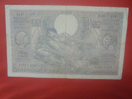 BELGIQUE 100 Francs 20-2-37 Circuler (B.18) - 100 Francs & 100 Francs-20 Belgas
