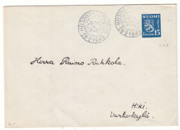 Finlande - Lettre De 1949 - Oblit Helsinki - Exp Vers Vartiokyla - - Covers & Documents