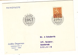 Finlande - Carte Postale De 1960 - Oblit Helsinki - Exp Vers Assebroek - - Covers & Documents