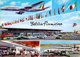 FIUMICINO AEROPORTO / AIRPORT - SALUTI / VEDUTINE - EDIZIONE BELVEDERE - SPEDITA 1968( 17995 ) - Fiumicino