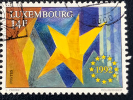 Luxembourg - Luxemburg - C18/30 - 1992 - (°)used - Michel 1305 - Europa - Binnenmarkt - Oblitérés