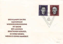 DDR - FDC 1958 15 + 20 Pfg Mi 637, 638 / 2123 - Other & Unclassified