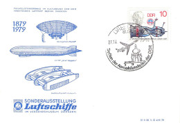DDR - SONDERPOSTKARTE SSt DRESDEN 1979 LUFTSCHIFFE Mi 2360 / 2127 - Lettres & Documents