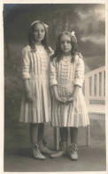 ENFANTS - Portraits - Portrait De Jumelles - Carte Postale Ancienne - Ritratti