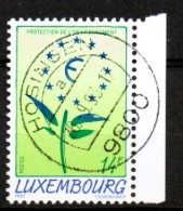 Luxembourg, Luxemburg, 1993,  Y&T 129, MI 1329, UMWELTSCHUTZ, GESTEMPELT, OBLITERE - Usados