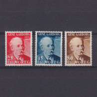 NIGER 1951, Sc# 318-320, Arne Garborg, MH - Neufs