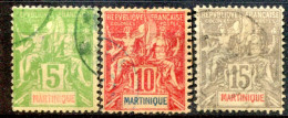 Martinique        44/46 Oblitérés - Oblitérés