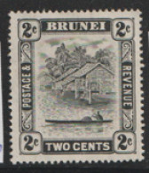 Brunei  1924 SG 80ab  2c  Mounted Mint - Brunei (...-1984)