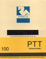 TURKEY - ALCATEL - P-07 - SAMPLE CARD - COWELLS LOGO - 500ex - Turkey