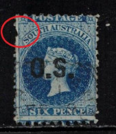 SOUTH AUSTRALIA Scott # O30 Used - Queen Victoria - O.S. Overprint - Used Stamps