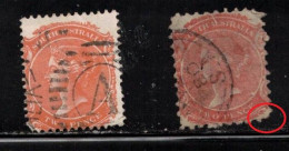 SOUTH AUSTRALIA Scott # 58, 65 Used - Queen Victoria - Used Stamps