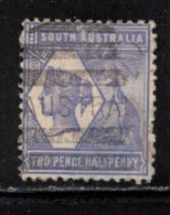 SOUTH AUSTRALIA Scott # 107 Used - Queen Victoria 1 - Oblitérés